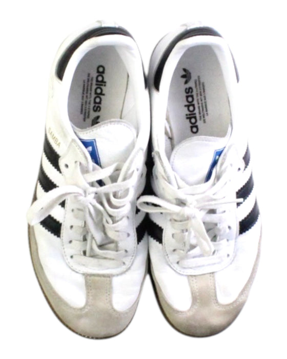 A White Sneakers from Adidas in size 11Y for neutral. (Back View)