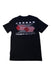 A Black Short Sleeve T Shirts from Air Jordan in size 10Y for boy. (Back View)