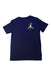 A Blue Short Sleeve T Shirts from Air Jordan in size 10Y for boy. (Front View)