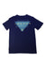 A Blue Short Sleeve T Shirts from Air Jordan in size 10Y for boy. (Back View)