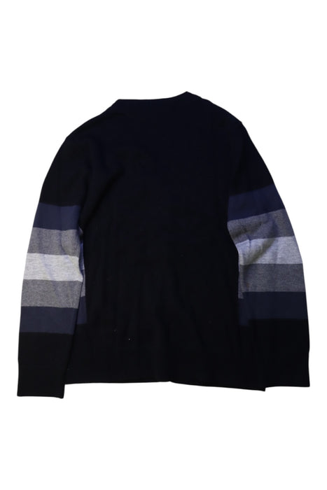 A Black Cardigans from Boss in size 10Y for boy. (Back View)