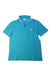 A Teal Short Sleeve Polos from Boss in size 10Y for boy. (Front View)