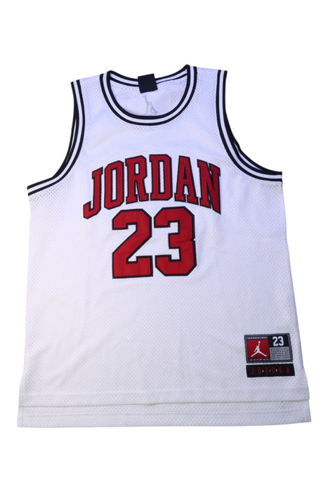 A White Active Tops from Air Jordan in size 12Y for boy. (Front View)