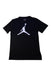 A Black Short Sleeve T Shirts from Air Jordan in size 12Y for boy. (Front View)