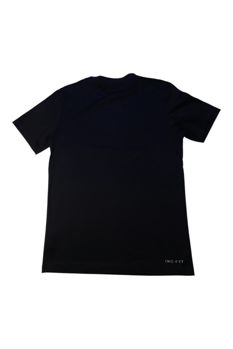 A Black Short Sleeve T Shirts from Air Jordan in size 12Y for boy. (Back View)