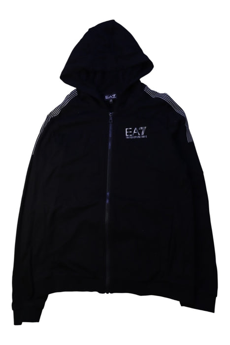 A Black Lightweight Jackets from Armani in size 14Y for boy. (Front View)