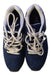 A Navy Sneakers from Polo Ralph Lauren in size 10Y for boy. (Back View)