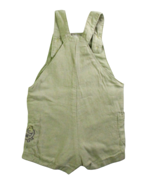 A Green Overall Shorts from Sergent Major in size 3-6M for neutral. (Back View)