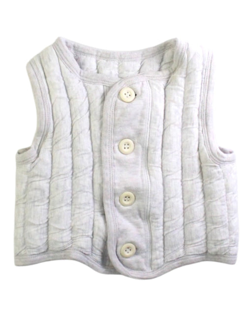 A White Outerwear Vests from Petit Bateau in size 18-24M for neutral. (Front View)