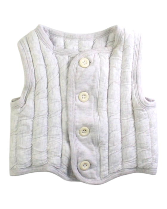A White Outerwear Vests from Petit Bateau in size 18-24M for neutral. (Front View)