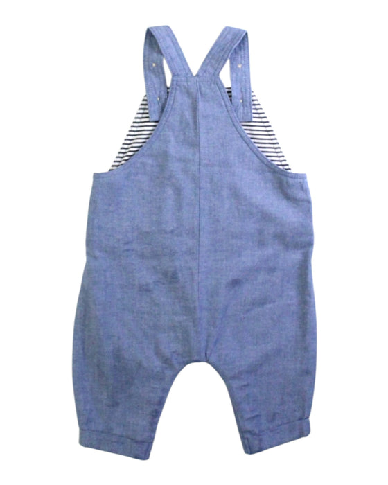 A Blue Long Overalls from Mamas & Papas in size 0-3M for boy. (Back View)