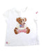 A White Short Sleeve T Shirts from Ralph Lauren in size 6-12M for girl. (Front View)