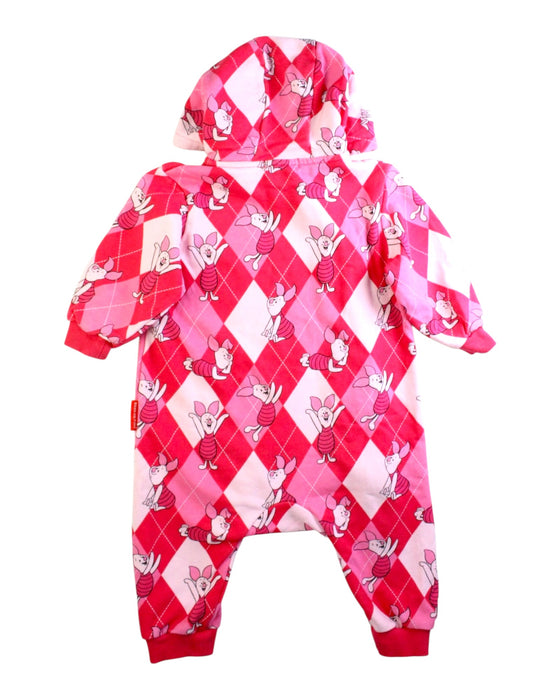 A Pink Long Sleeve Jumpsuits from Bebe de Pino in size 18-24M for girl. (Back View)