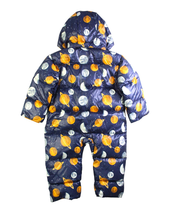 A Blue Snowsuits from Milkbarn in size 18-24M for neutral. (Back View)
