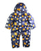 A Blue Snowsuits from Milkbarn in size 18-24M for neutral. (Back View)