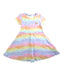 A Multicolour Short Sleeve Dresses from Little Bird in size 3T for girl. (Front View)