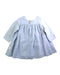 A Blue Long Sleeve Dresses from Happyology in size 3T for girl. (Back View)
