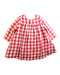 A Red Long Sleeve Dresses from Happyology in size 3T for girl. (Back View)