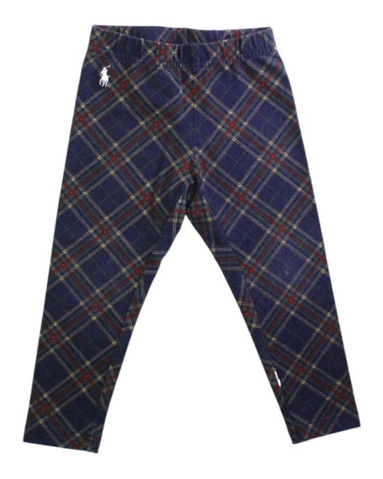 A Navy Leggings from Polo Ralph Lauren in size 2T for girl. (Front View)