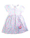A Pink Short Sleeve Dresses from Jojo Maman Bébé in size 2T for girl. (Front View)
