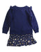 A Navy Sweater Dresses from Polo Ralph Lauren in size 3T for girl. (Back View)