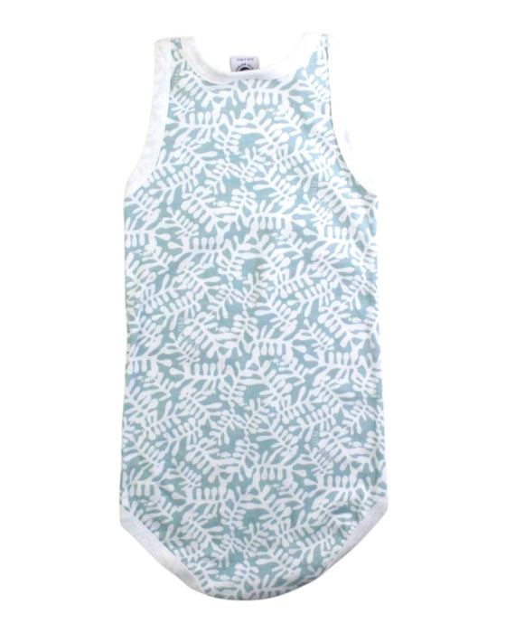 A White Sleeveless Bodysuits from Petit Bateau in size 18-24M for neutral. (Back View)