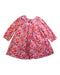A Pink Long Sleeve Dresses from Jacadi in size 2T for girl. (Back View)