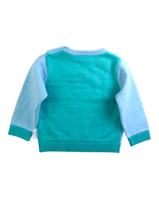 A Blue Long Sleeve Tops from Jacadi in size 2T for boy. (Back View)