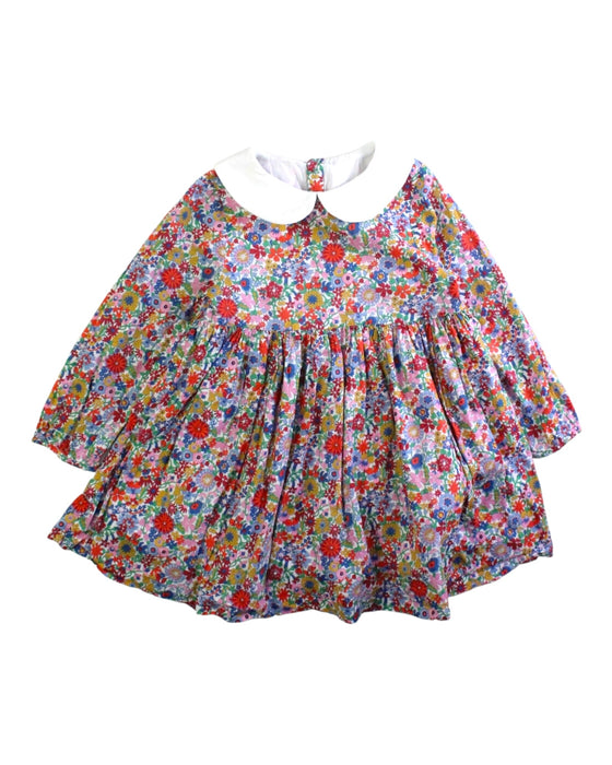 A Multicolour Long Sleeve Dresses from Jacadi in size 2T for girl. (Front View)