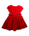 A Red Short Sleeve Dresses from Jacadi in size 4T for girl. (Front View)