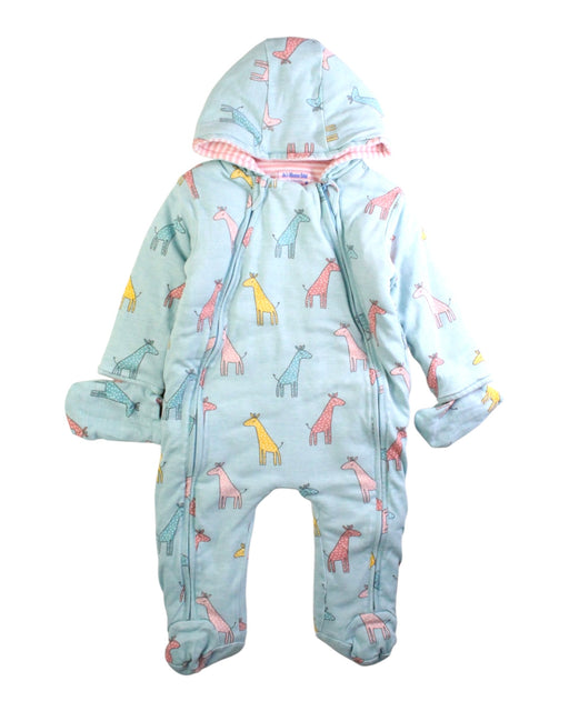 A Blue Puffer/Quilted Coats & Outerwear from Jojo Maman Bébé in size 6-12M for neutral. (Front View)