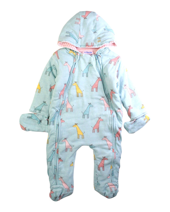 A Blue Puffer/Quilted Coats & Outerwear from Jojo Maman Bébé in size 6-12M for neutral. (Front View)