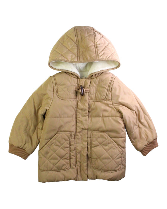A Beige Puffer/Quilted Coats & Outerwear from Kingkow in size 18-24M for neutral. (Front View)