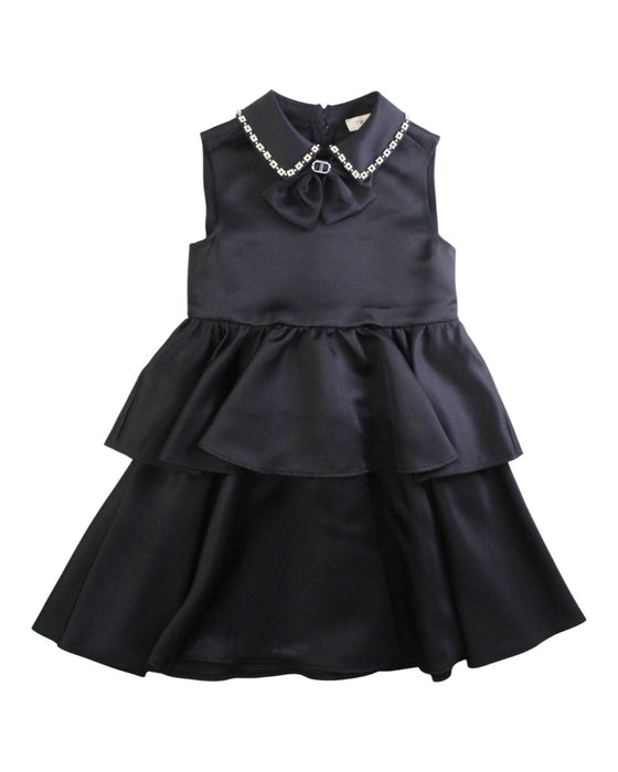 A Black Sleeveless Dresses from TWINSET in size 8Y for girl. (Front View)