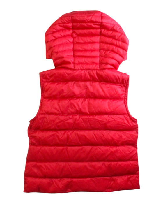 A Red Outerwear Vests from Moncler in size 6T for neutral. (Back View)