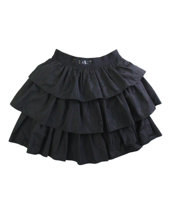 A Black Short Skirts from TWINSET in size 6T for girl. (Front View)