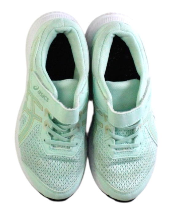A Teal Sneakers from ASICS in size 7Y for neutral. (Back View)