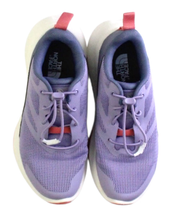 A Purple Sneakers from The North Face in size 7Y for girl. (Back View)