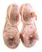 A Pink Sandals from Mini Melissa in size 9Y for girl. (Back View)