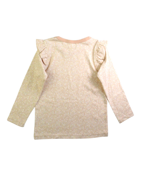 A Ivory Long Sleeve Tops from Jamie Kay in size 4T for girl. (Back View)
