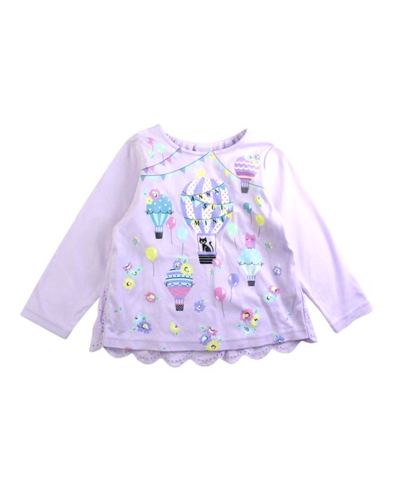 A Purple Long Sleeve Tops from Anna Sui in size 2T for girl. (Front View)