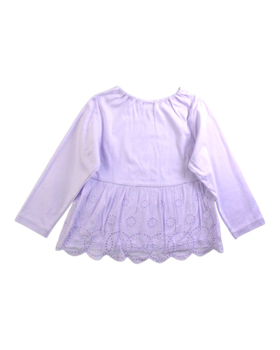 A Purple Long Sleeve Tops from Anna Sui in size 2T for girl. (Back View)