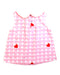 A Pink Sleeveless Tops from Jacadi in size 6T for girl. (Back View)