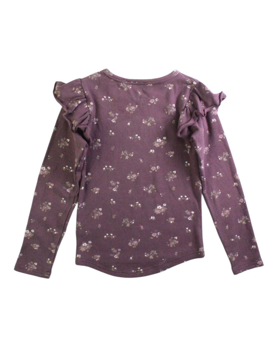 A Purple Long Sleeve Tops from Jamie Kay in size 4T for girl. (Back View)