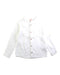 A White Long Sleeve Shirts from DPAM in size 6T for boy. (Front View)