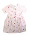 A Pink Short Sleeve Dresses from Joules in size 4T for girl. (Front View)