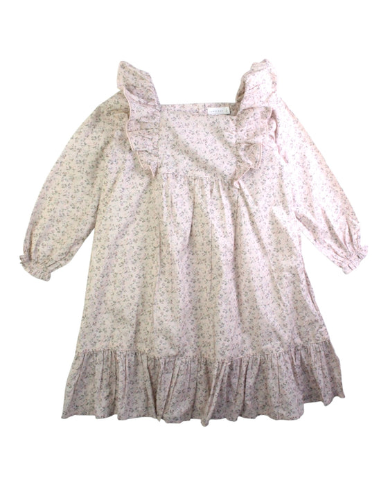 A Ivory Long Sleeve Dresses from Jamie Kay in size 6T for girl. (Front View)