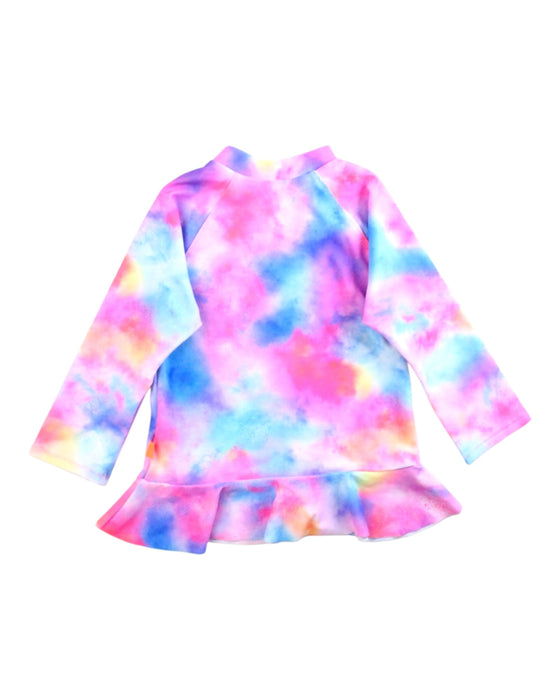 A Multicolour Rash Guards from Salty Ink in size 2T for girl. (Back View)