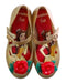 A Gold Flats from Mini Melissa in size 5T for girl. (Back View)