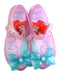 A Pink Flats from Mini Melissa in size 5T for girl. (Back View)
